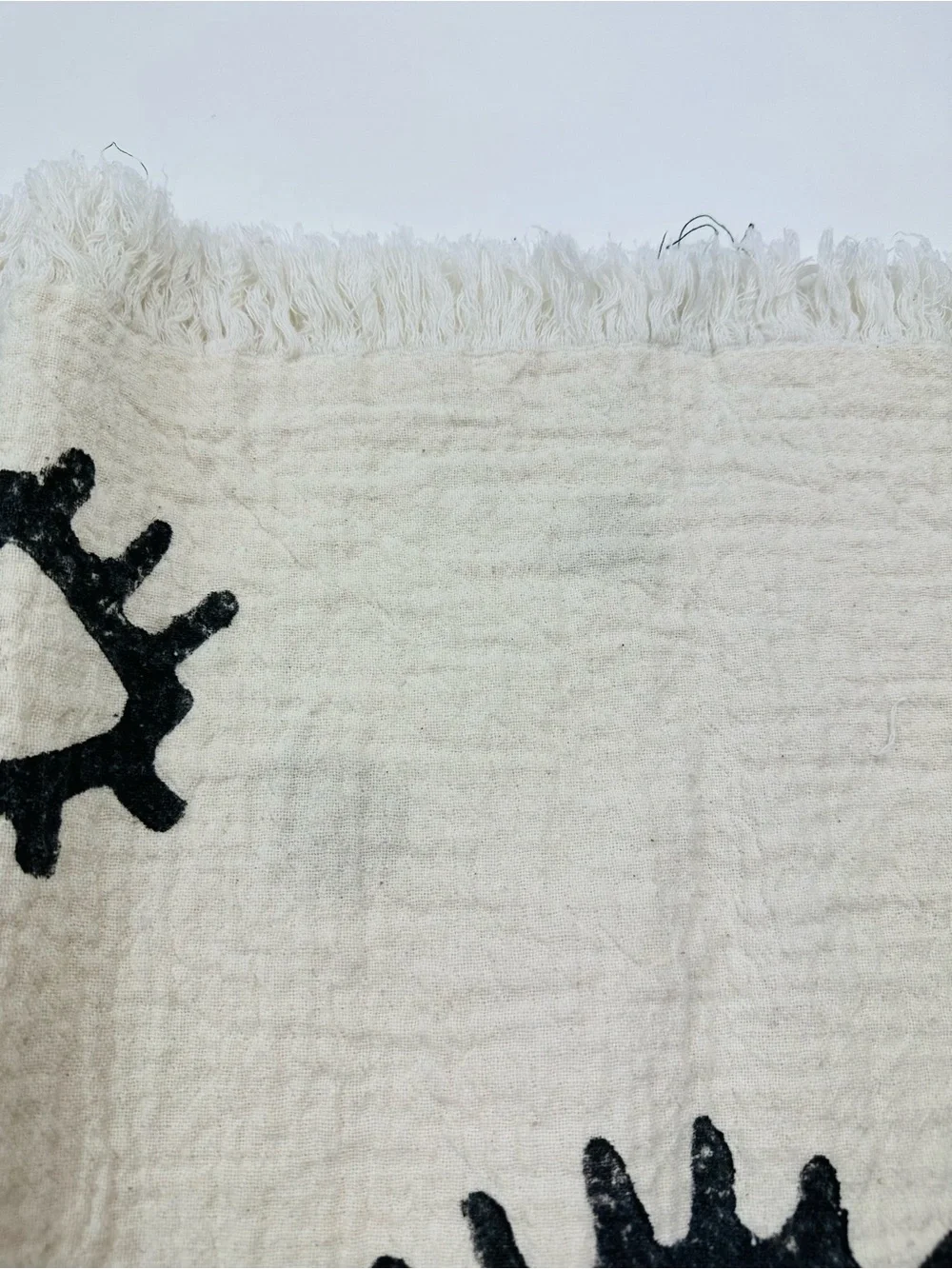 GY Special Collection Turkish Cotton Muslin Full Size Towel Evil Eye Print